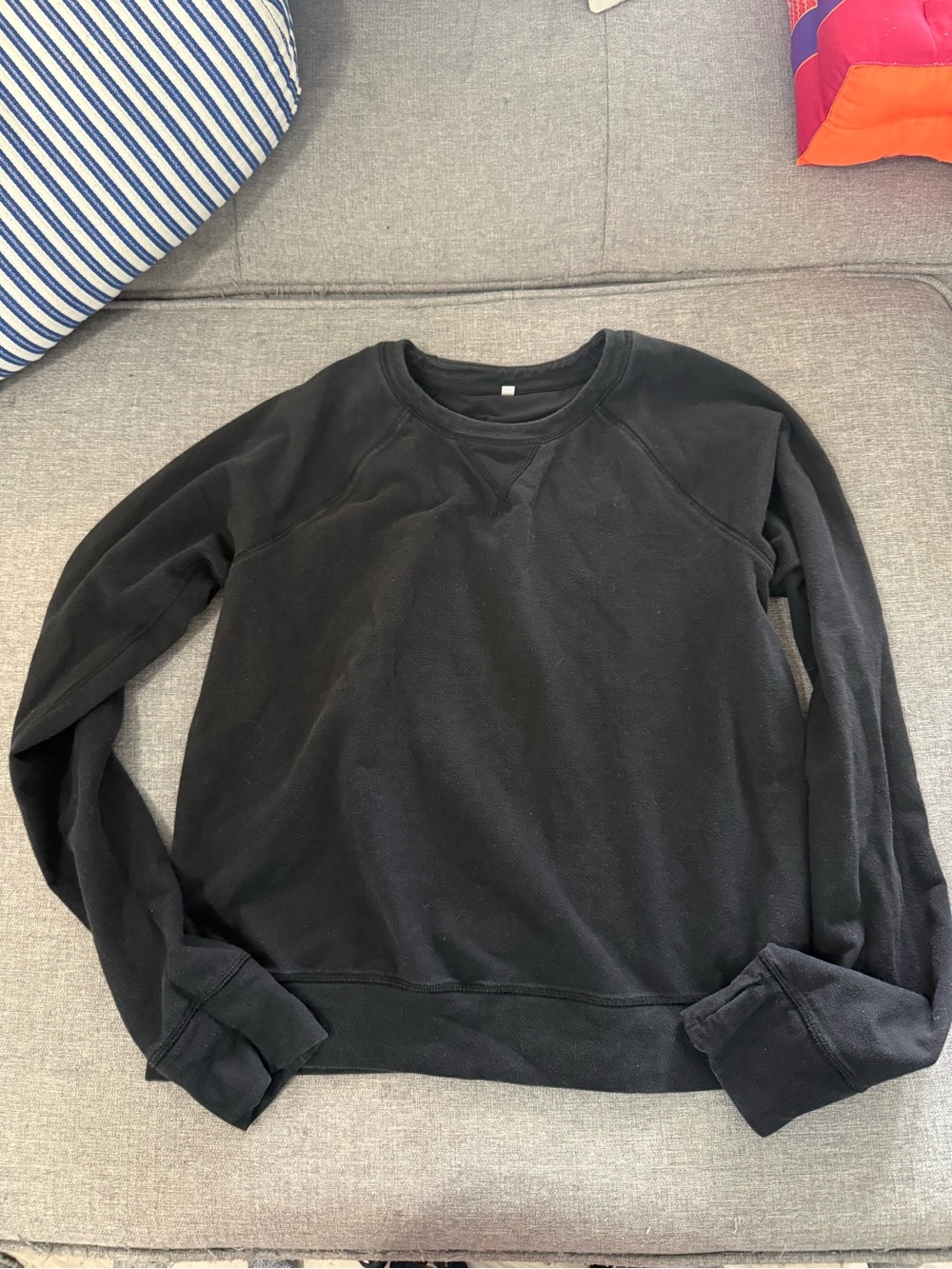 lululemon athletica Black Crewneck Sweater